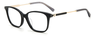 Premium Women Kate Spade Model Eyeglasses: Calandra / F - Black- SpecSMART Eye Clinic (Diagonal View)